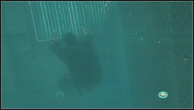 Wir befreien uns von der Metallvorrichtung [1] so schnell wie möglich etwas Luft zu bekommen – Uncharted 3: Kapitel 15 – Komplettlösung „Sink or Swim“ – Komplettlösung – Uncharted 3 Drakes Deception Guide