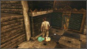In einem Raum mit Körperteilen-Puzzle [1] In der Nähe der Treppe befindet sich ein Schatz – Schatzführer für Uncharted 3: Kapitel 11 – Schätze – Uncharted 3 Drakes Deception Guide