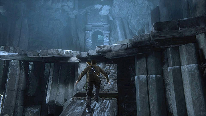 You can go upstairs no sooner than Sam ballasts the moveable mechanism - Uncharted 4: Chapter 9 Those Who Prove Worthy walkthrough - Walkthrough - Uncharted 4: A Thiefs End Game Guide