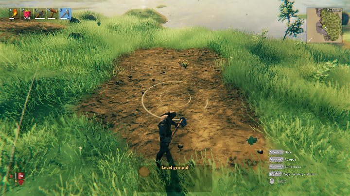 Once you've chosen a location, it's time to get started on preparing the land for construction - Valheim: Day 1 - how to survive the beginning? Where to start? - Basics - Valheim Guide