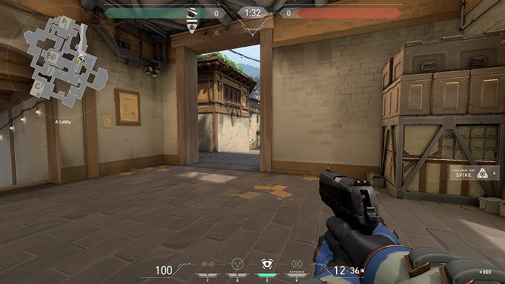 As you pass through A Lobby area, pay special attention to opponents who may have taken a convenient shooting position in the further part of A Long - in the spot where the character in the above picture - Valorant: Haven map description for defenders and attackers - Maps - Valorant Guide