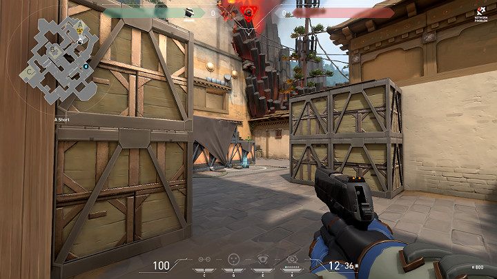 If you are attacking point A from A Short, make sure the corridor is clear and use additional blinding or dazzling skills when entering the open area - Valorant: Haven map description for defenders and attackers - Maps - Valorant Guide