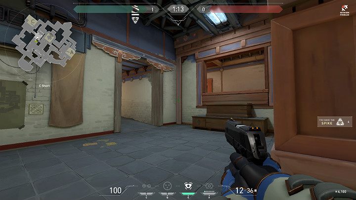 During the attack on point C from C Short you should first pay attention to whether someone is lurking inside, right behind the door and near C Window - Valorant: Haven map description for defenders and attackers - Maps - Valorant Guide