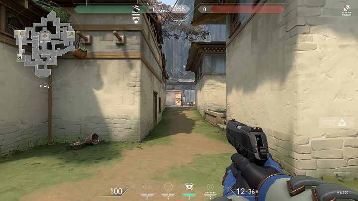 If you are attacking from the side of C Long, then remember to check whether there arent any opponents lurking behind the crates visible in the picture above or to the left of the metal platform - Valorant: Haven map description for defenders and attackers - Maps - Valorant Guide