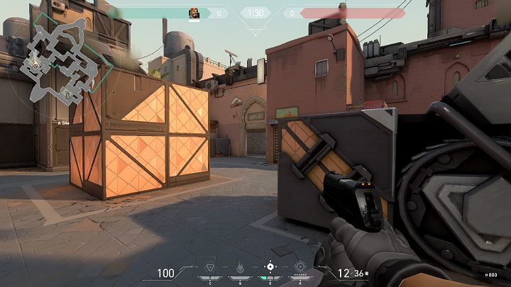 In the picture above you can see a character who hid behind an armored vehicle to protect himself from a potential attack from A Short - Valorant: Bind map description for defenders and attackers, callouts - Maps - Valorant Guide