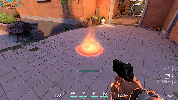 From now on, as long as the Run it Back skill is active, the Phoenix can join the battle, and when he dies at the hands of opponents or simply falls off the edge of the map, he will return to full health like a true Phoenix - Valorant: Phoenix (Duelist) - skills, features, tips - Characters - Valorant Guide