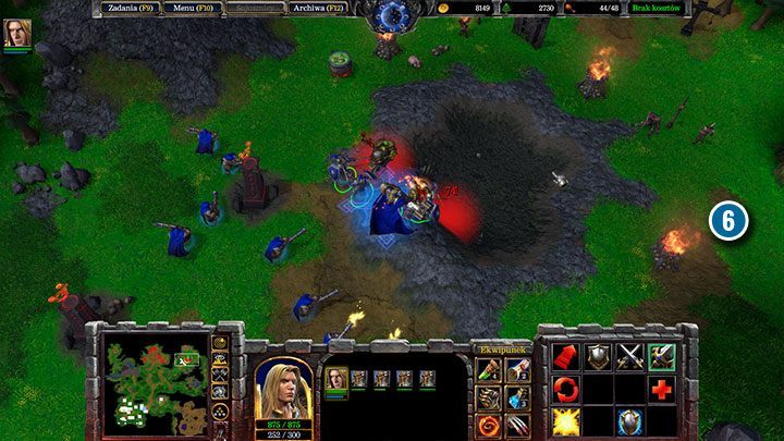 Der Kampf mit dem Blademaster ist ganz einfach – nehmen Sie eine große Armee mit, insbesondere Fernkampfeinheiten.  - Blackrock and Roll |  Komplettlösung für Warcraft III Reforged – Human Campaign – Warcraft III Reforged Guide