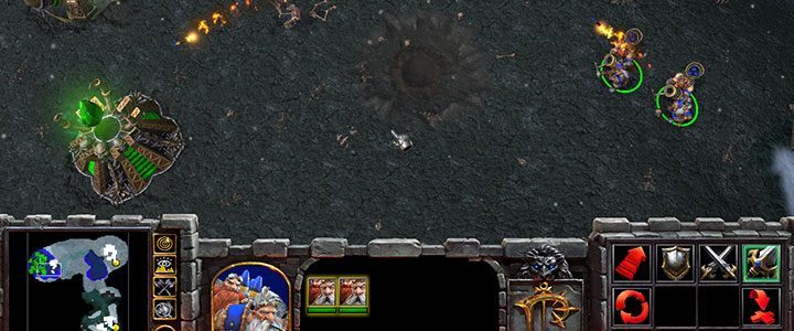 Die Mörsertrupps haben eine größere Reichweite als feindliche Wachtürme und verursachen zusätzlichen Schaden an allen Befestigungen und Gebäuden des Feindes.  - Die Küsten von Nordend |  Komplettlösung für Warcraft III Reforged – Human Campaign – Warcraft III Reforged Guide
