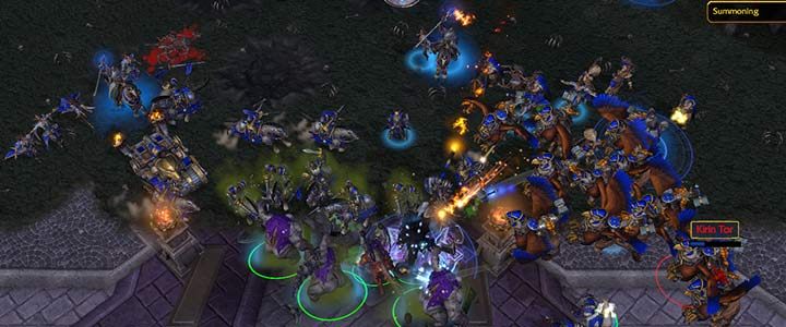 Am Ende der Mission werden die menschlichen Streitkräfte eine mächtige Armee zusammenstellen.  Sie werden es für den letzten Angriff auf die Position der Lichkönige verwenden.  - Unter dem brennenden Himmel |  Komplettlösung für Warcraft III Reforged – Kampagne der Untoten – Leitfaden für Warcraft III Reforged