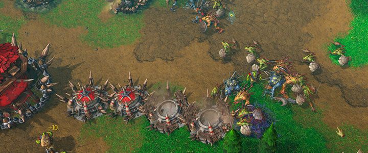 Der letzte Angriff kann nicht abgewehrt werden.  Trotz einer starken Armee wirst du sowieso weiter verlieren, aber du musst überleben, bis deine Schiffe repariert sind.  - Countdown zum Aussterben |  Komplettlösung für Warcraft III Reforged – Prolog – Leitfaden für Warcraft III Reforged