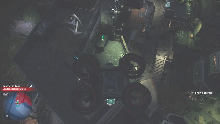 The tech point is hidden on the roof of the building - Watch Dogs Legion: Tech Points - map of Lambeth, collectible locations - Lambeth - Watch Dogs Legion Guide