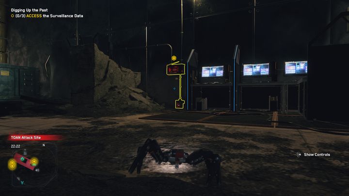 However, beware of enemies who patrol the area, so as not to destroy your machine - Watch Dogs Legion: Burying the past - a solusion, description of the passage - DedSec Missions - Watch Dogs Legion Guide
