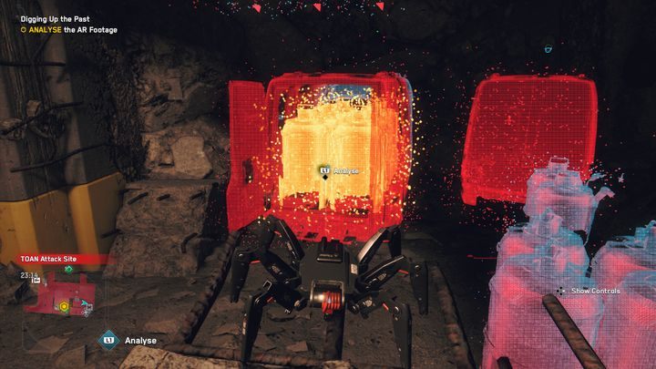 At the end of the ventilation, there will be another reconstruction - Watch Dogs Legion: Burying the past - a solusion, description of the passage - DedSec Missions - Watch Dogs Legion Guide