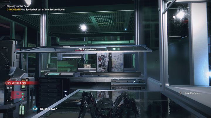 Raise the surrounding windows so you can get above the damaged arachnid - Watch Dogs Legion: Burying the past - a solusion, description of the passage - DedSec Missions - Watch Dogs Legion Guide