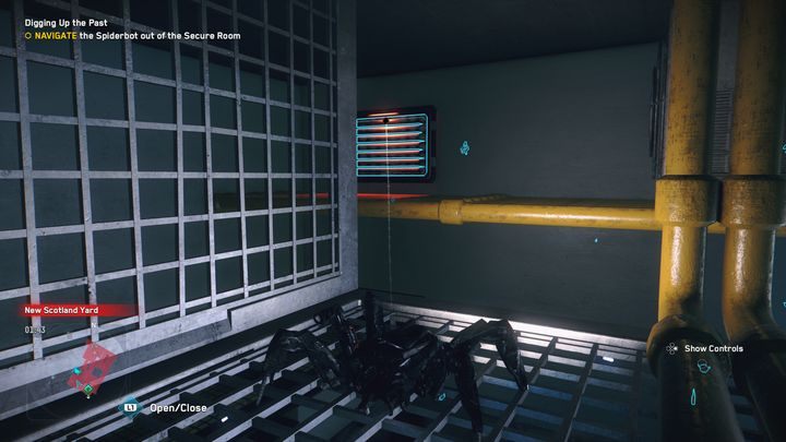 Jump higher and higher and open the cage, enter the ventilation shaft and go ahead - Watch Dogs Legion: Burying the past - a solusion, description of the passage - DedSec Missions - Watch Dogs Legion Guide