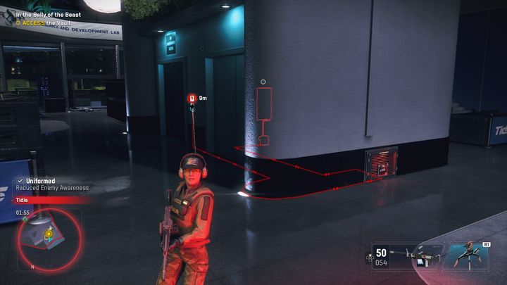 Then go downstairs and head for the elevator - Watch Dogs Legion: In the Belly of the Beast - guide, walkthrough description - Albion Missions - Watch Dogs Legion Guide