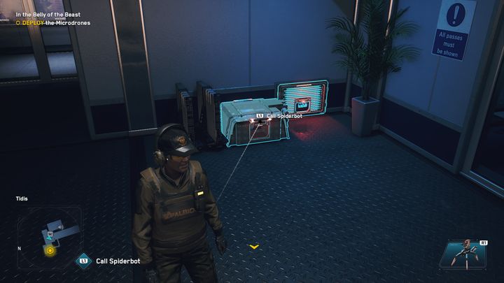 When you interact with the elevator, you will appear in a new room - Watch Dogs Legion: In the Belly of the Beast - guide, walkthrough description - Albion Missions - Watch Dogs Legion Guide