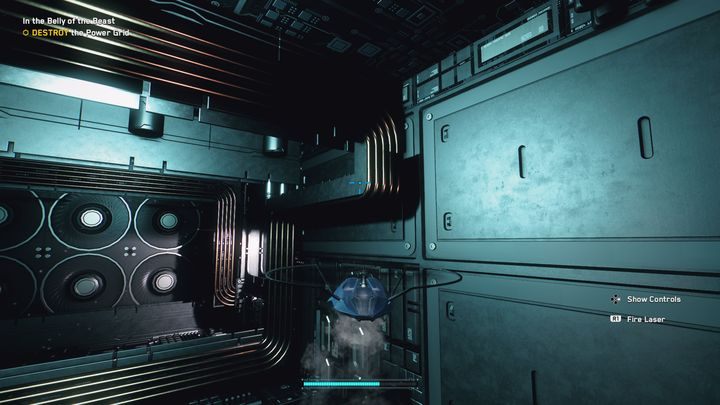 The next room will create a large gust of wind that will pull your drone back - Watch Dogs Legion: In the Belly of the Beast - guide, walkthrough description - Albion Missions - Watch Dogs Legion Guide