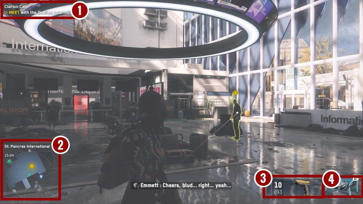 Number - Watch Dogs Legion: Interface Guide - missions, minimap - Basics - Watch Dogs Legion Guide