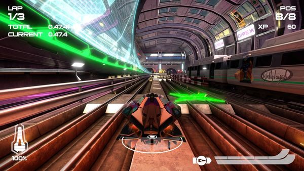 Afterburner (nitro) field gives your vehicle amazing boost in acceleration - WipEout Omega Collection Guide