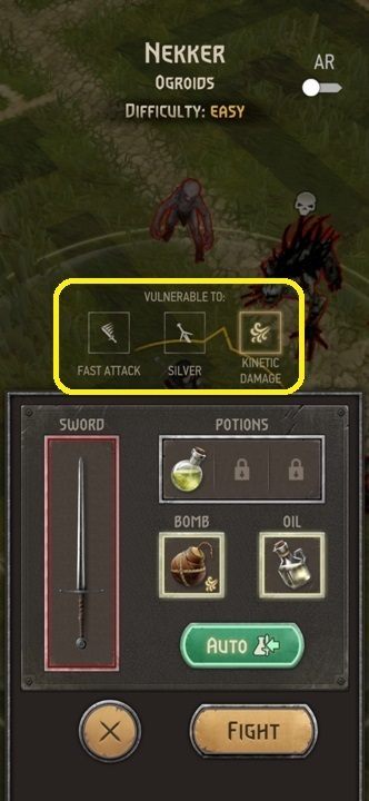 Every enemy has some type of weakness - The Witcher Monster Slayer: Combat - battle preparations - Fight - Witcher Monster Slayer Guide