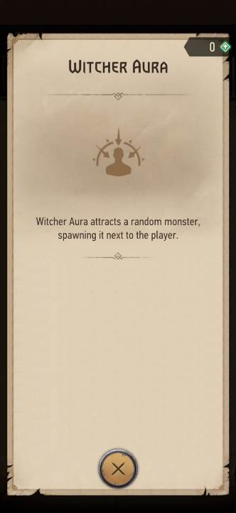 Effect: attracts monsters - The Witcher Monster Slayer: Skills - signs - Skills - Witcher Monster Slayer Guide
