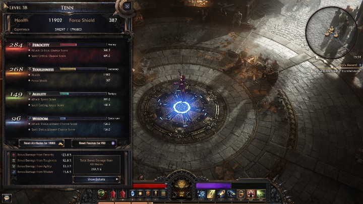 Develop toughness and ferocity equally - Best starting builds in Wolcen - Builds - Wolcen Lords of Mayhem Guide