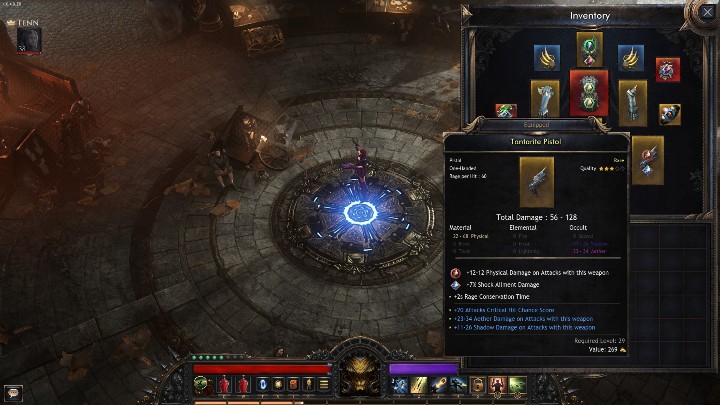 For this build, choose two of the best pistols you have and increase their power with gems - Best starting builds in Wolcen - Builds - Wolcen Lords of Mayhem Guide
