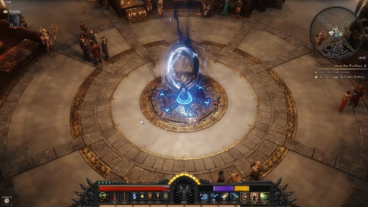 Re-entering the teleport will take you directly to the point where you were - Fast travel in Wolcen - Basics - Wolcen Lords of Mayhem Guide