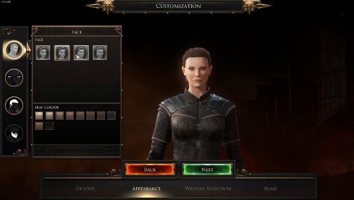 The second step is to choose your skin color and face - Creating a character in Wolcen - Basics - Wolcen Lords of Mayhem Guide