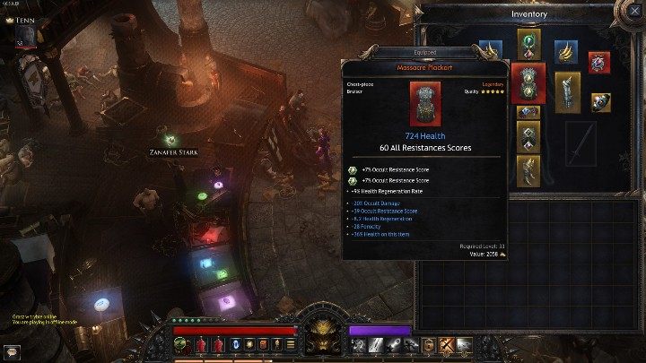 If your weapon has an empty gem slot, check the corresponding stats - Gems in Wolcen - Basics - Wolcen Lords of Mayhem Guide