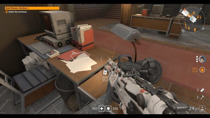 On the table, under a folder, you will find a note - Secrets and collectibles in Brother 1 | Wolfenstein Youngblood - Collectibles and secrets - Wolfenstein Youngblood Guide