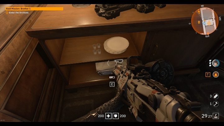 In a wooden cabinet you will find cups and plates, underneath which glasses are waiting for you - Secrets and collectibles in Brother 1 | Wolfenstein Youngblood - Collectibles and secrets - Wolfenstein Youngblood Guide
