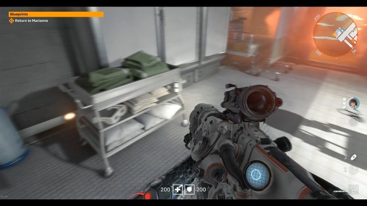 Theres a small room in the underground passageway, all in white tiles - Secrets and collectibles in Brother 1 | Wolfenstein Youngblood - Collectibles and secrets - Wolfenstein Youngblood Guide
