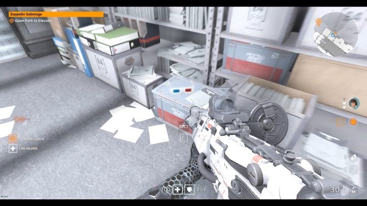 Youll find glasses in a room full of papers and documents - Secrets and collectibles in Brother 2 | Wolfenstein Youngblood - Collectibles and secrets - Wolfenstein Youngblood Guide