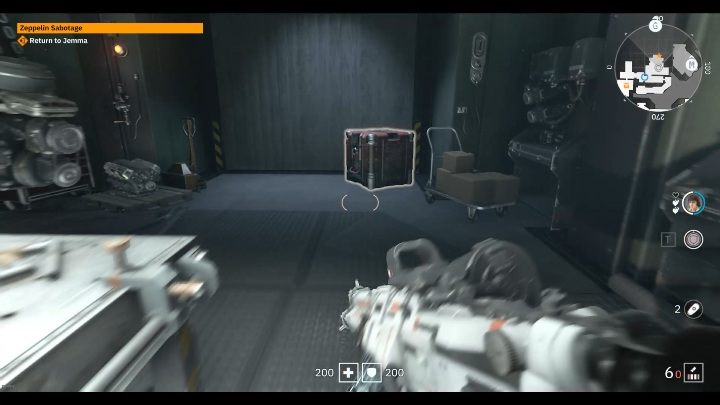 You will be able to get this crate only after the plot of the game is finished - Secrets and collectibles in Brother 2 | Wolfenstein Youngblood - Collectibles and secrets - Wolfenstein Youngblood Guide