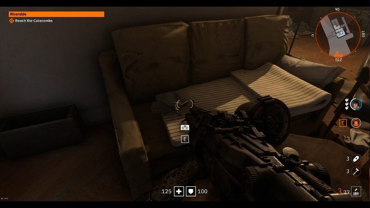 You will find this tape in the sofa, in one of the blocks - Secrets and collectibles in Riverside | Wolfenstein Youngblood - Collectibles and secrets - Wolfenstein Youngblood Guide