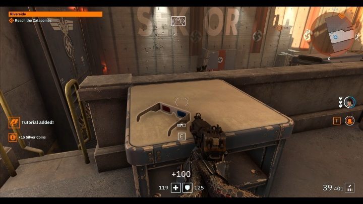 These points can be found on the table, next to the computer with information about the collections available in the game - Secrets and collectibles in Riverside | Wolfenstein Youngblood - Collectibles and secrets - Wolfenstein Youngblood Guide