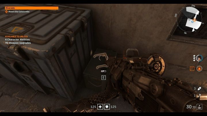 You will find these glasses right next to the door that lead a path to the next location - Secrets and collectibles in Riverside | Wolfenstein Youngblood - Collectibles and secrets - Wolfenstein Youngblood Guide