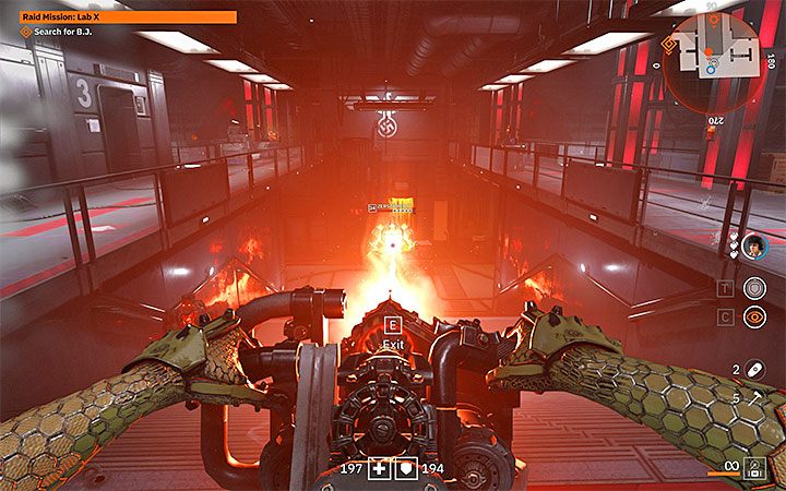 This part of Laboratory X is patrolled by the mighty Zerstorer - Raid Mission Lab X | Wolfenstein Youngblood Walkthrough - Main story - Wolfenstein Youngblood Guide