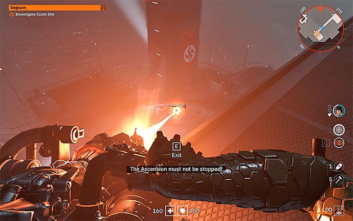 You will be promoted to the second phase of this duel after Lothars jet pack has been destroyed, resulting in a hard landing for the boss - Raid Mission Lab X | Wolfenstein Youngblood Walkthrough - Main story - Wolfenstein Youngblood Guide