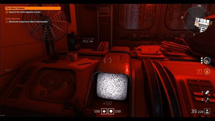 In one of the rooms full of computers, a red light is illuminated - Secrets and collectibles in Little Berlin | Wolfenstein Youngblood - Collectibles and secrets - Wolfenstein Youngblood Guide