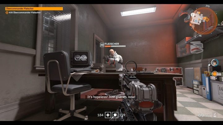 This chest can only be acquired during or after the Ubercommander Fleischer mission - Secrets and collectibles in Little Berlin | Wolfenstein Youngblood - Collectibles and secrets - Wolfenstein Youngblood Guide