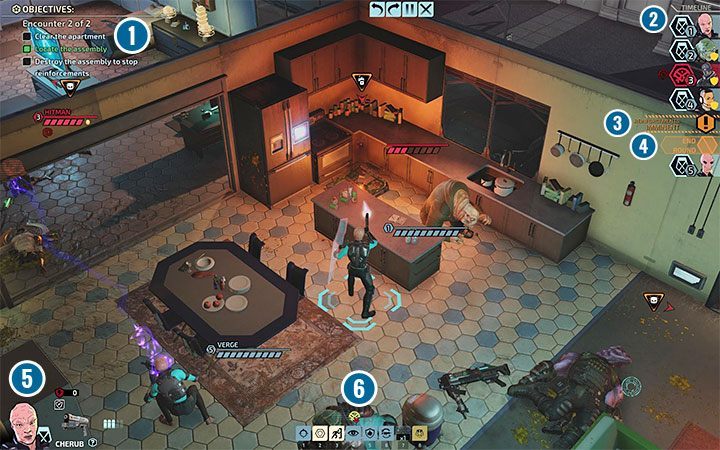 The image above shows a sample mission screen - XCOM Chimera Squad: User Interface - Basics - XCOM Chimera Squad Guide