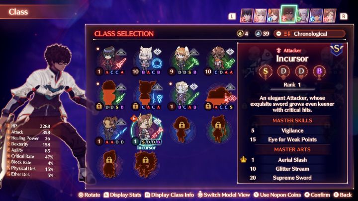You will unlock the Lost Vanguard class when Monica joins your team - Xenoblade 3: Character classes - a list of all - Basics - Xenoblade Chronicles 3 Guide